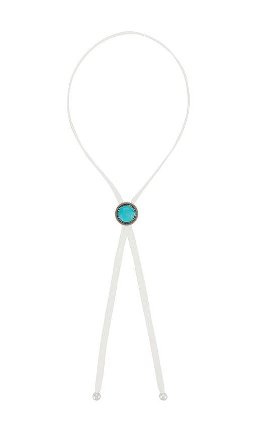 Paisley Bolo Tie in Teal.