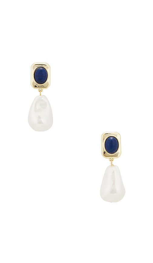 Casa Clara Nel Drop Earrings In White