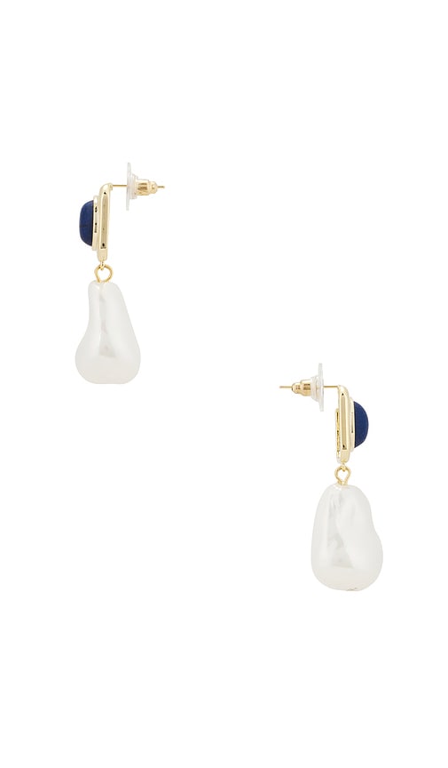 Casa Clara Nel Drop Earrings In White