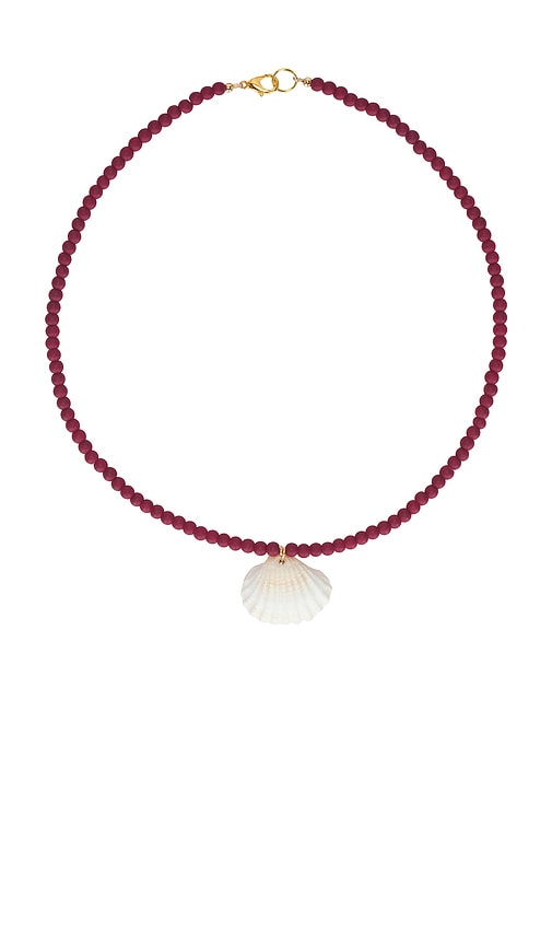 Casa Clara Hallie Beaded Necklace With Seashell