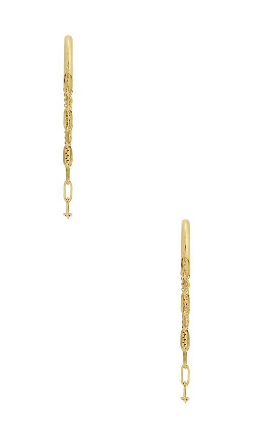  Casa Clara Statement-ohrringe Emilia In Metallic Gold. 