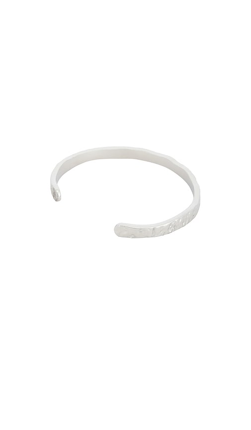  Casa Clara Verstellbares Armband Kirra In Metallic Silver. 