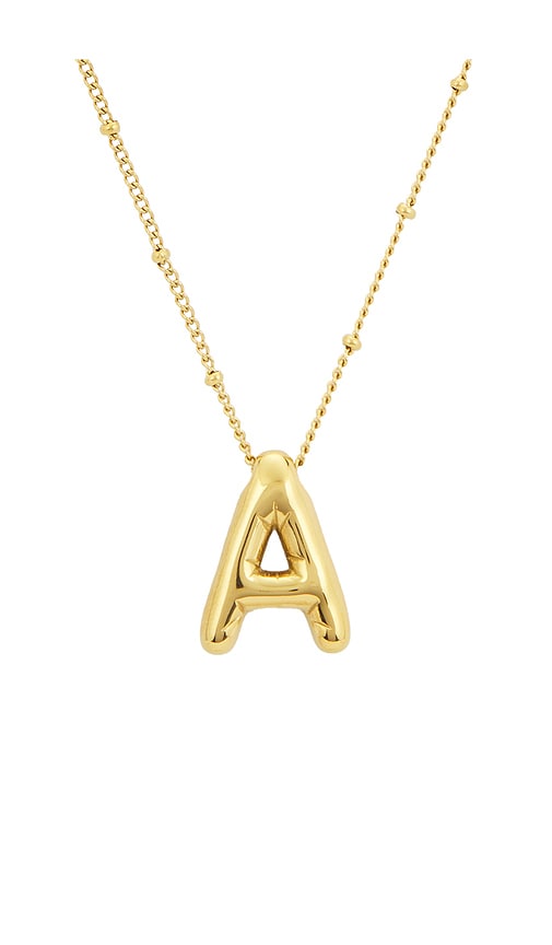  Casa Clara Sautoir Pendentif Amity En Metallic Gold. Taille A. Also En B, C, D, E, G, H, J, K, L, M, S, T. 