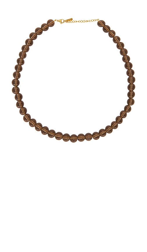 Casa Clara COLLIER AVEC PERLES LOU en Brown 50$