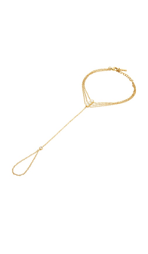 Casa Clara CHANE DE MAIN REESE en Metallic Gold 47$