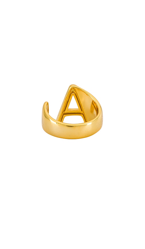  Casa Clara Ring Blaire In Metallic Gold. Größe I. Also In F, O. 