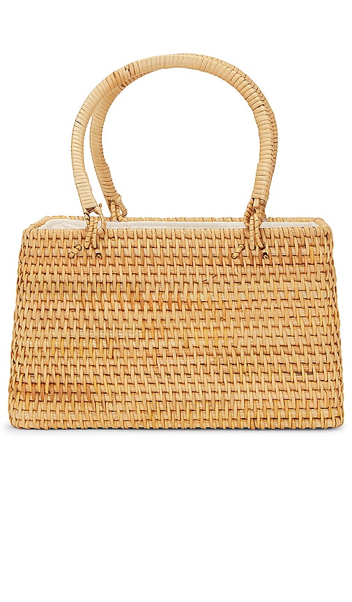 Shop Casa Clara Ophelia Bag In Rattan