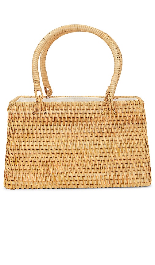 Shop Casa Clara Ophelia Bag In Rattan