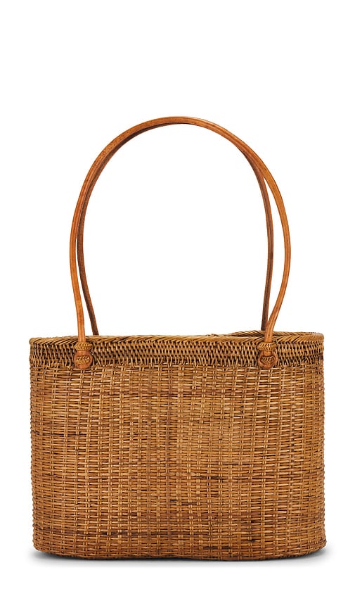 Shop Casa Clara Halima Bag In Rattan