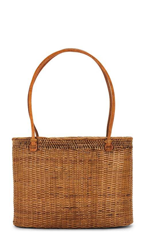 Shop Casa Clara Halima Bag In Rattan