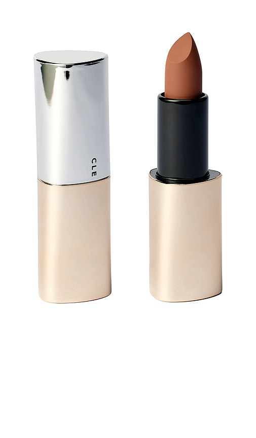Cle Cosmetics Barely Said Lipstick in Whisper Wear.