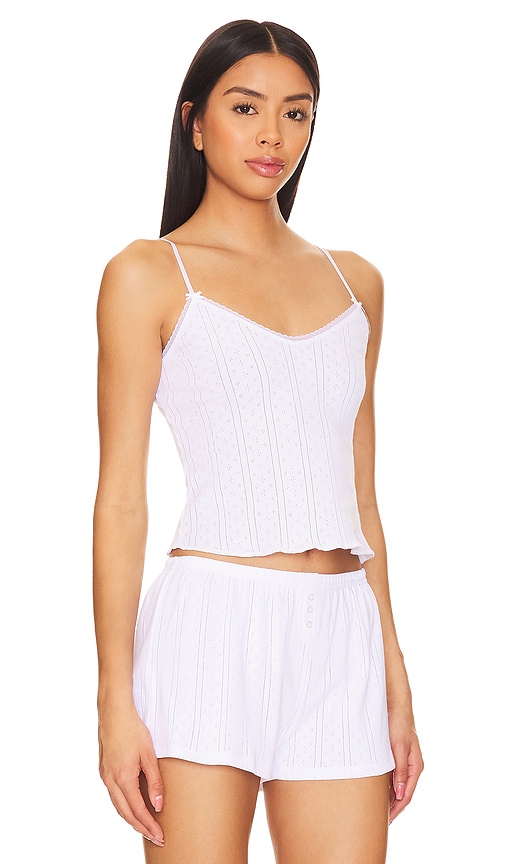 Cou Cou Intimates The Long Cami Top In White