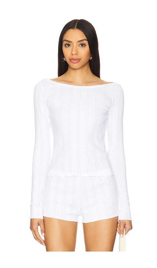 Cou Cou Intimates The Bateau Top In White