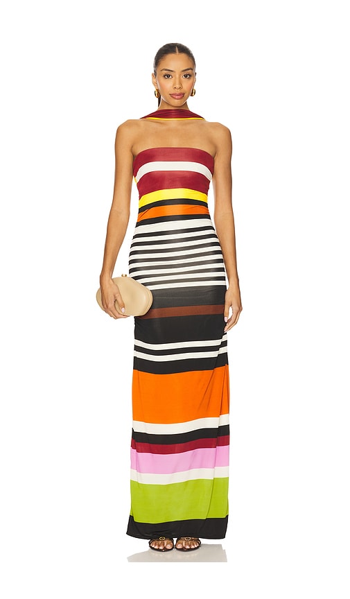 Ornella Dress in AgaveBW in Black, Red, White. - size XS (also in M)
