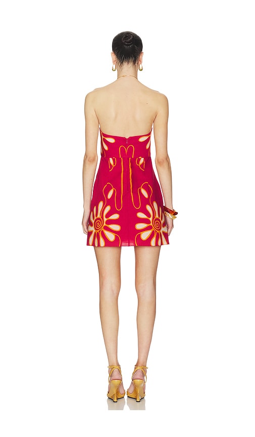  Cala De La Cruz Kleid Roma In Red. Größe Xs. Also In L, Xl. 