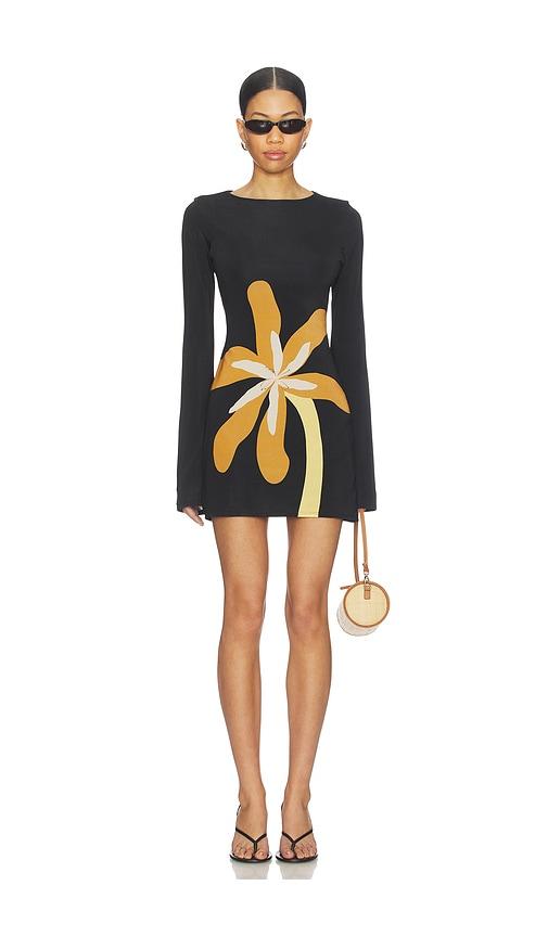 Cala de la Cruz Maisha Dress in Cattleya Black & White