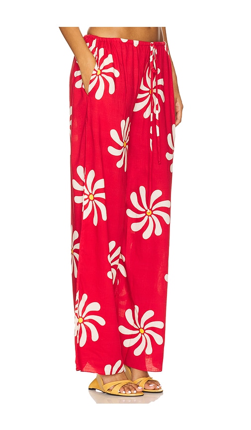 Cala De La Cruz Creta Pants In Red