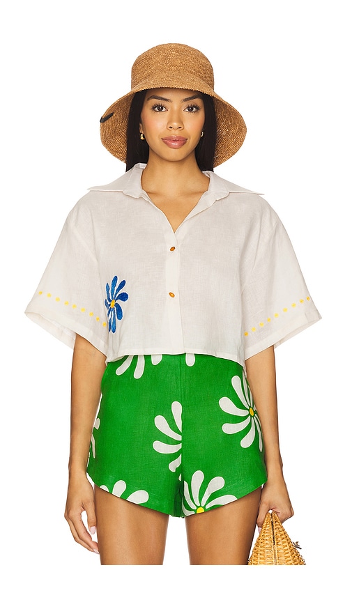 Manaos Top in White. - size L (also in M, S, XS) - Cala de la Cruz - Modalova