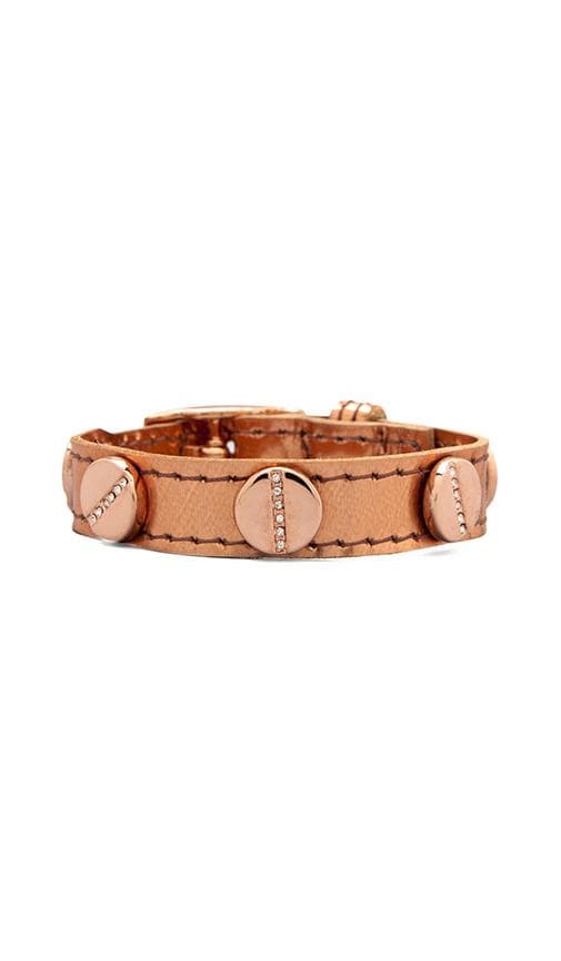 The Single Wrap Pave Screw Bracelet