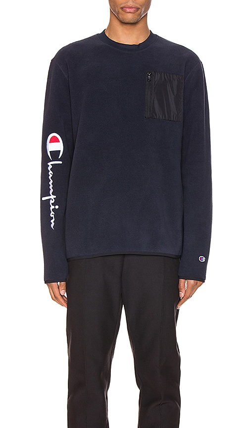 SUDADERA REVERSE WEAVE SLEEVE SCRIPT