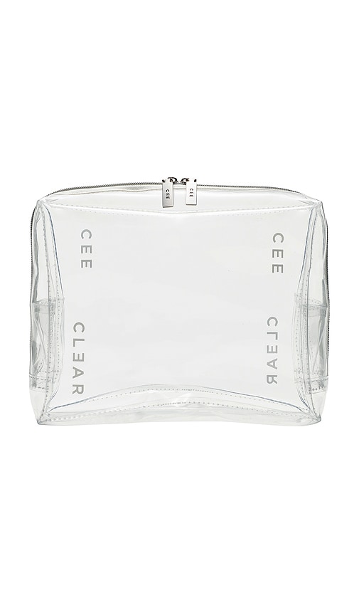 Cee Clear Large Cosmetic Case In Transparent