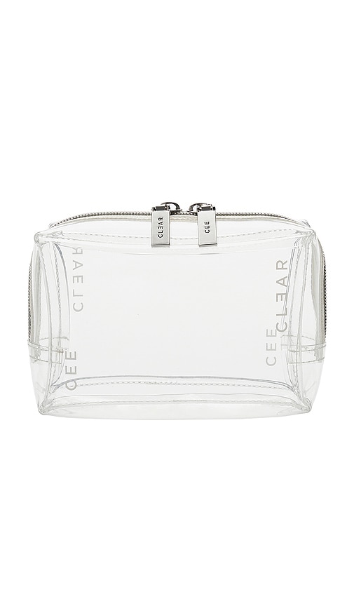 Cee Clear Mini Cosmetic Case In Transparent