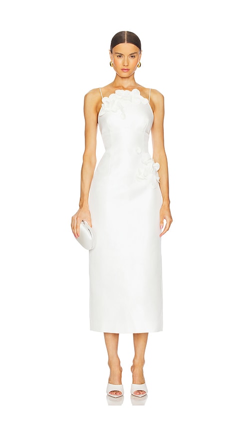 Acler Bilston Midi Dress in Ivory