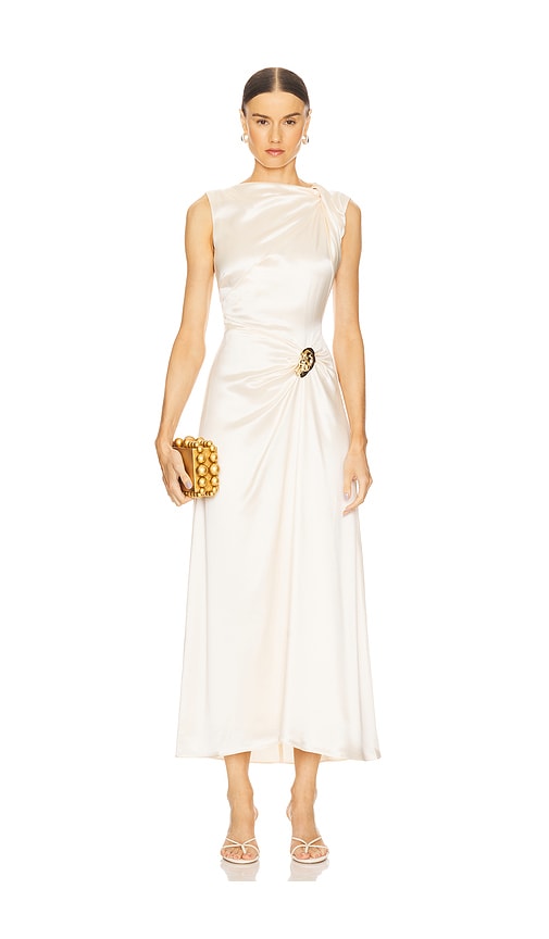 Acler Redman Maxi Dress in Pearl