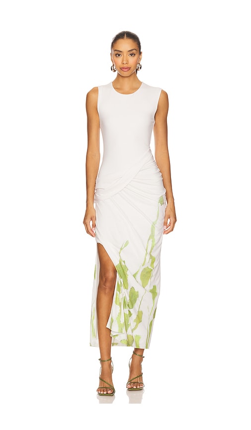 Acler Wigmore Midi Dress in Clover Canopy