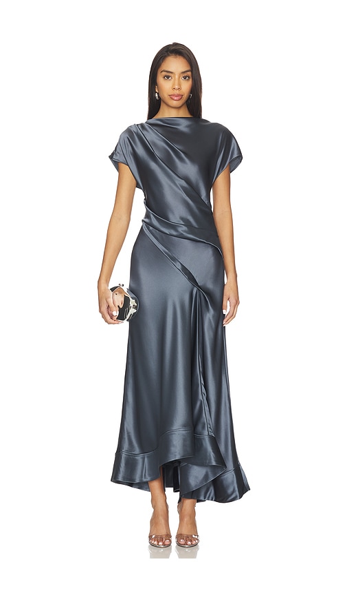 Acler Glatton Maxi Dress in Slate