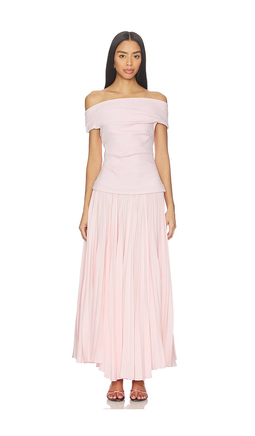 strapless open back dress Pant Style Suit Rayon Pink Lace Salwar Kameez – Kajols main image 1