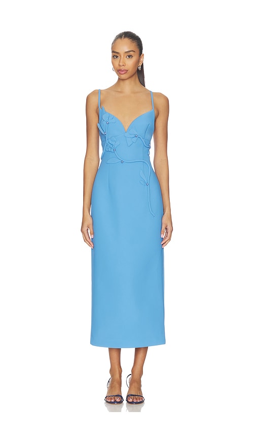 knee length dresses for ladies Flattering A-Line Midi Dress – Waist-Defining Silhouette for Women Navy Blue / XL