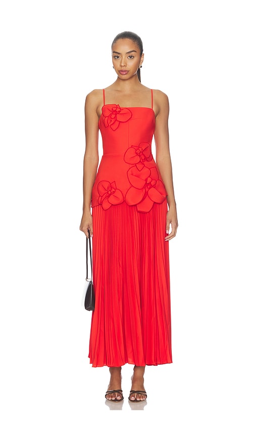 Acler Avision Maxi Dress in Chilli