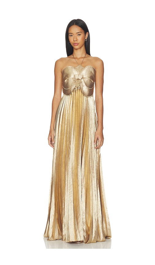 Gold Maxi Dress | REVOLVE