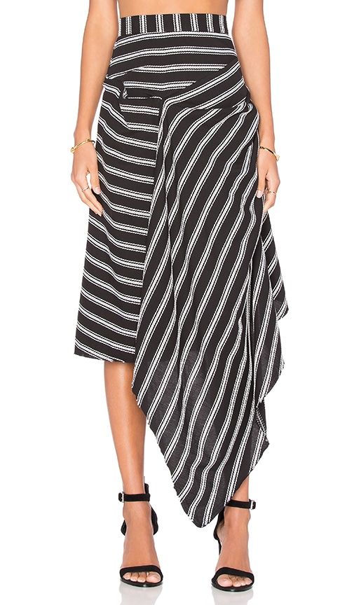 Stipe Skirt - Acler Avril Stripe Skirt In Black Revolve stipe skirt acler avril stripe skirt in black revolve