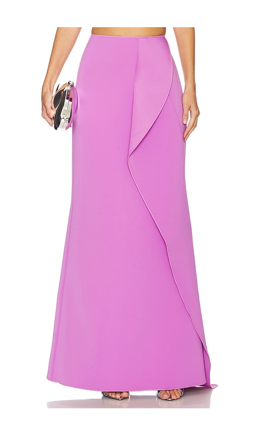 Acler Underwood Maxi Skirt in Mulberry