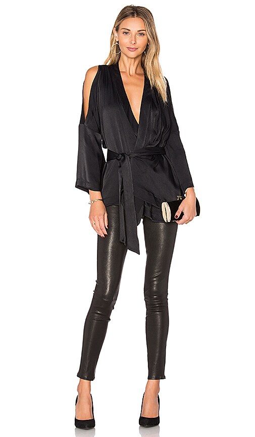 Acler Knox Kimono in Black