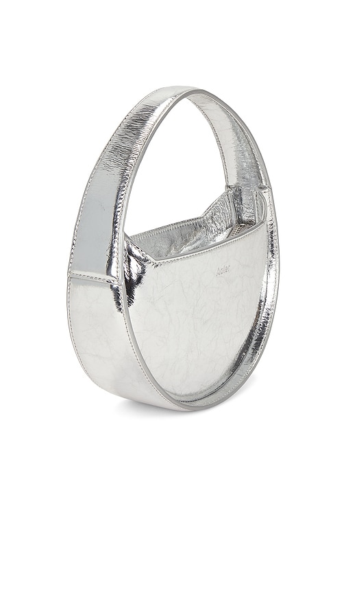  Acler Tasche Baby Birch In Metallic Silver. 