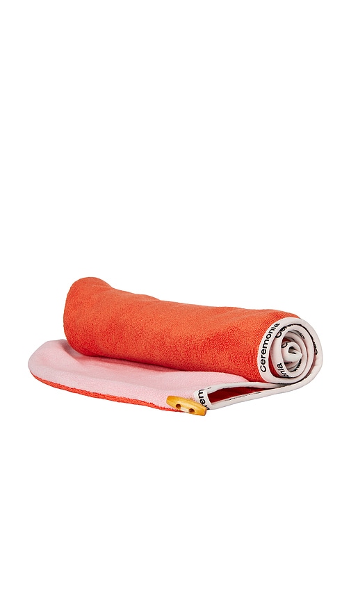 Ceremonia SERVIETTE POUR CHEVEUX HAIR TOWEL en Coral.