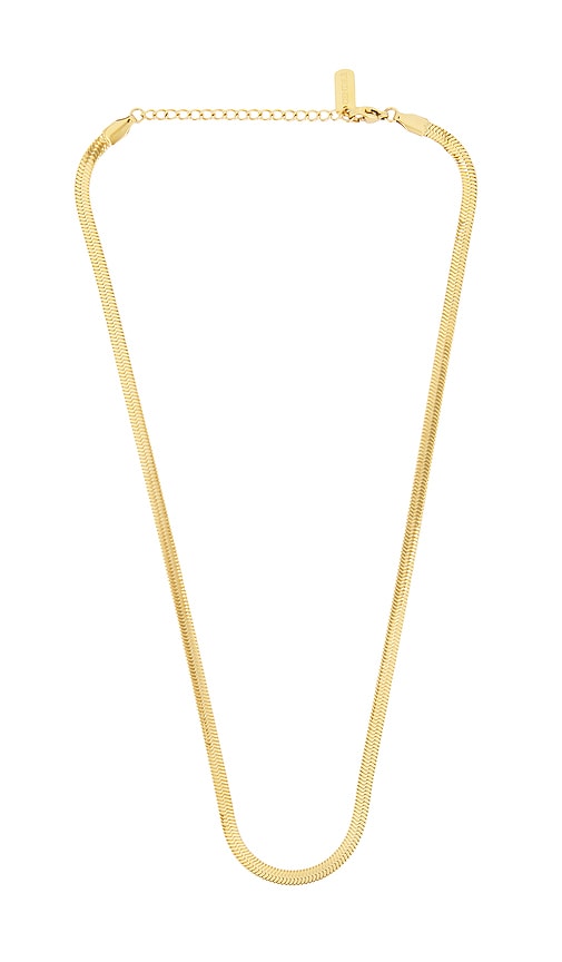 Beau Necklace in Metallic Gold.