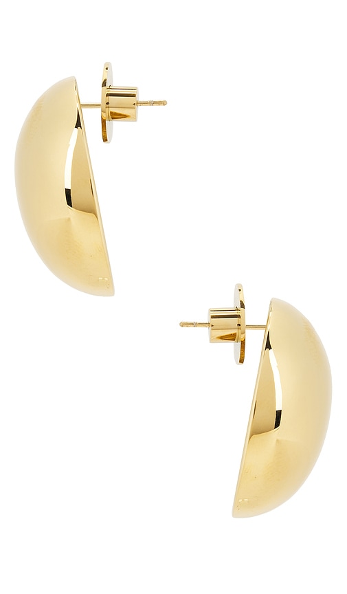  Cendre Mavis Earrings In Metallic Gold. 
