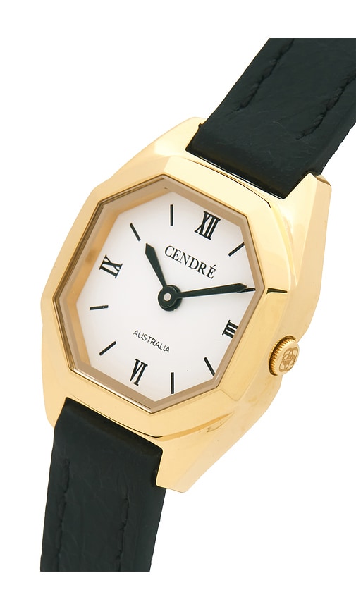 Cendre Uhr Mit Lederarmband Kensington In Black. 