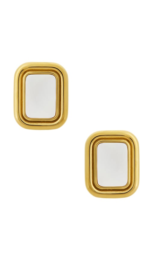 Cendre Leea Earrings in Metallic Gold 67$