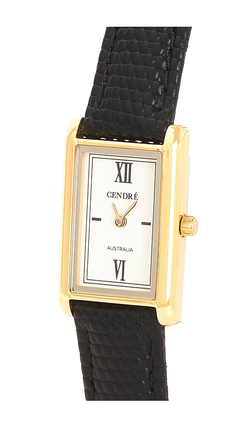  Cendre Uhr Mit Lederarmband Kelly In Metallic Gold. 