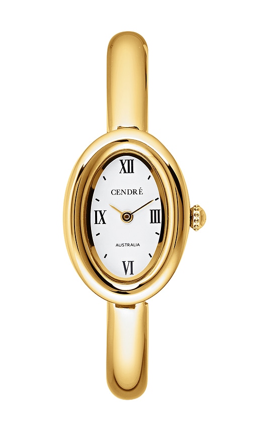 Cendre Kate Watch in Metallic Gold.