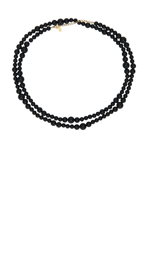  Cendre Halskette Mit Perlen Serphina In Black. 