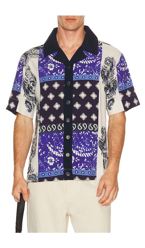 Anderson Paisley Scarf Print Shirt