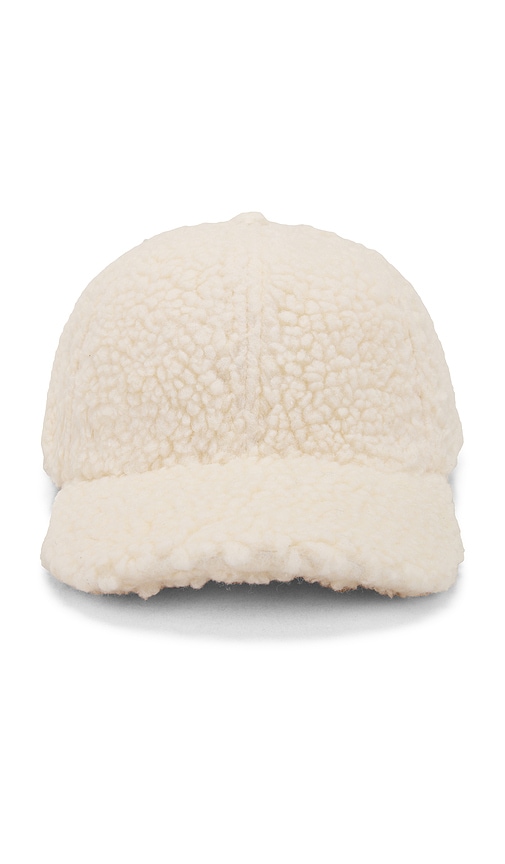 Shop Central Park West Malibu Sherpa Cap In Ivory