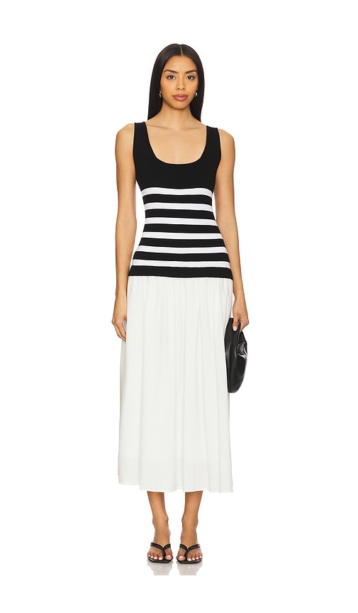 Sienna Squareneck Twofer Midi Dress in . - size L (also in M, S, XL, XS) - Central Park West - Modalova