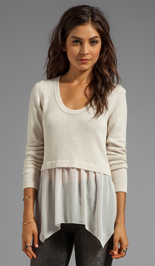 Andover Sheer Combo Sweater